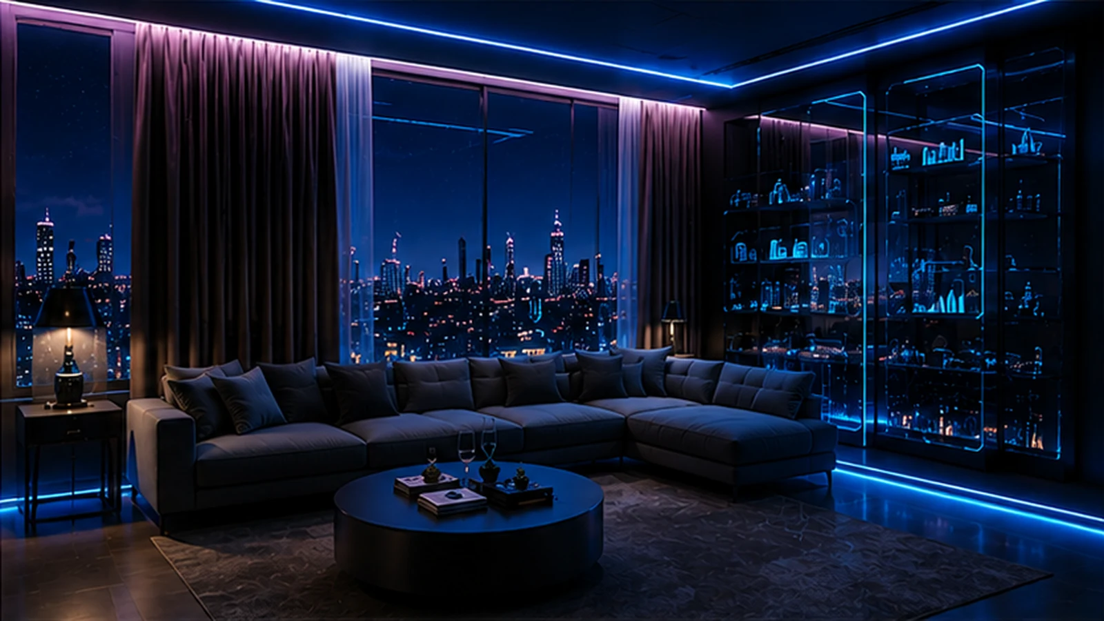 Zasłony na wymiar Warszawa w eleganckim salonie premium